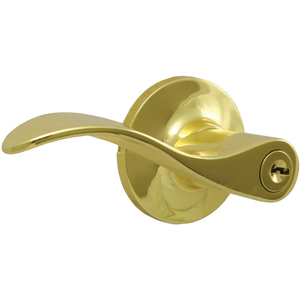 Stone Harbor Hardware Beaverton Keyed (Entry) Door Lever Wayfair